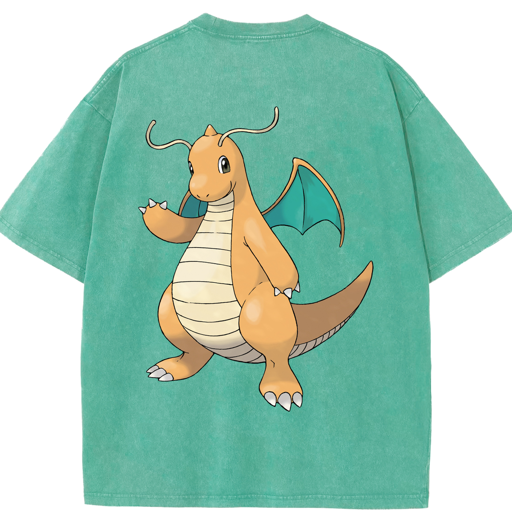 （画像用） ポケットモンスター Pokémon 綿100% ヴィンテージ風 半袖Tシャツ（背面プリント）